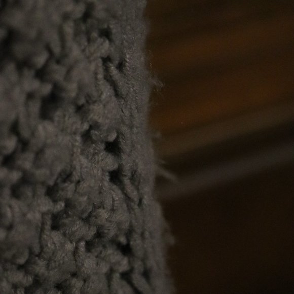 Vintage Sweater Gray Wool Blend Dress #542 - Picture 2 of 6